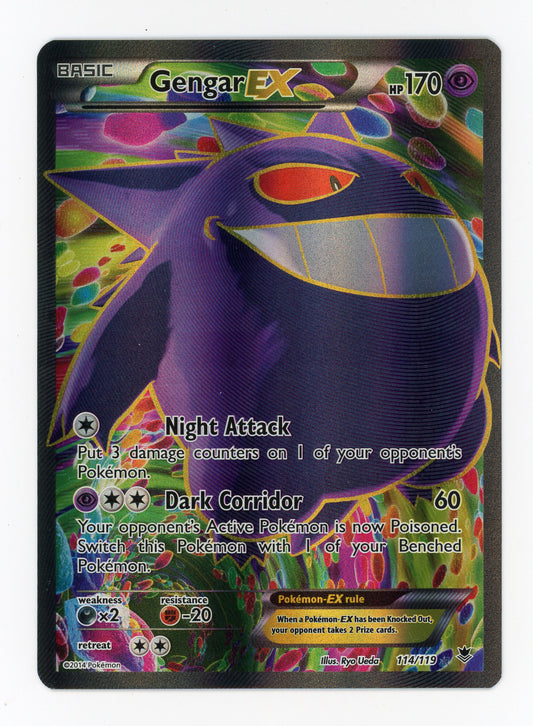 Gengar ex - #114/119 - Pokémon X & Y - Phantom Forces