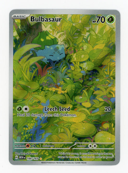 Bulbasaur - #166/165 - Pokémon Scarlet & Violet - 151