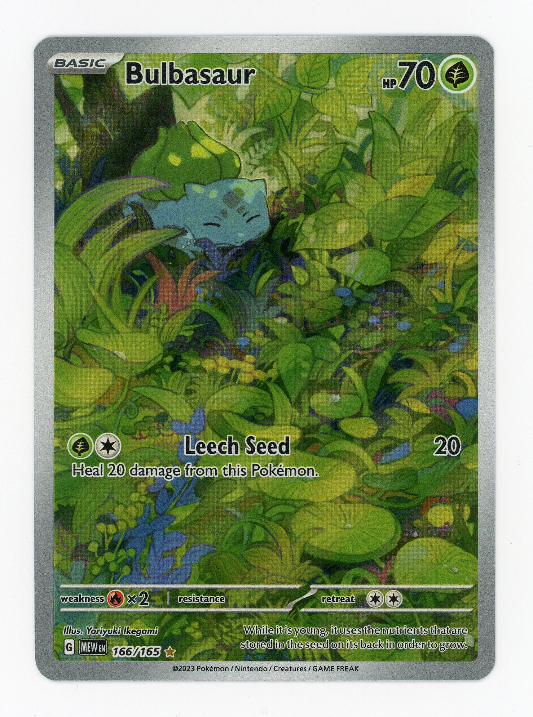 Bulbasaur - #166/165 - Pokémon Scarlet & Violet - 151