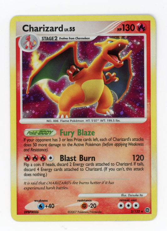 Charizard - #3/132 - Pokémon Diamond & Pearl - Secret Wonders