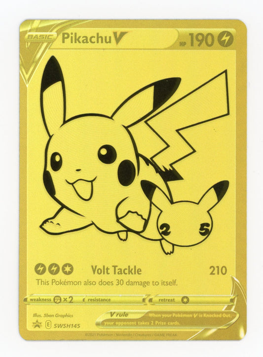 Pikachu V - #SWSH145 - Pokémon Sword & Shield - Promo