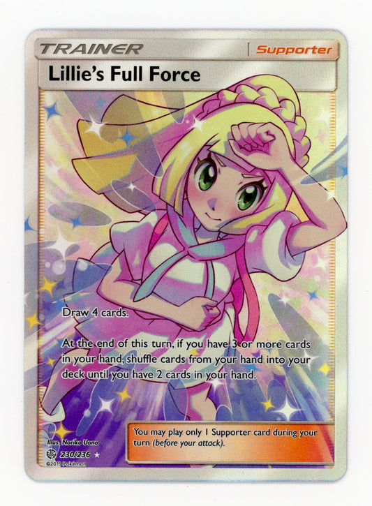 Lillie's Full Force - #230/236 - Pokémon Sun & Moon - Cosmic Eclipse
