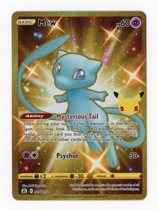 Mew - #25/25 - Pokémon Sword & Shield - Celebrations