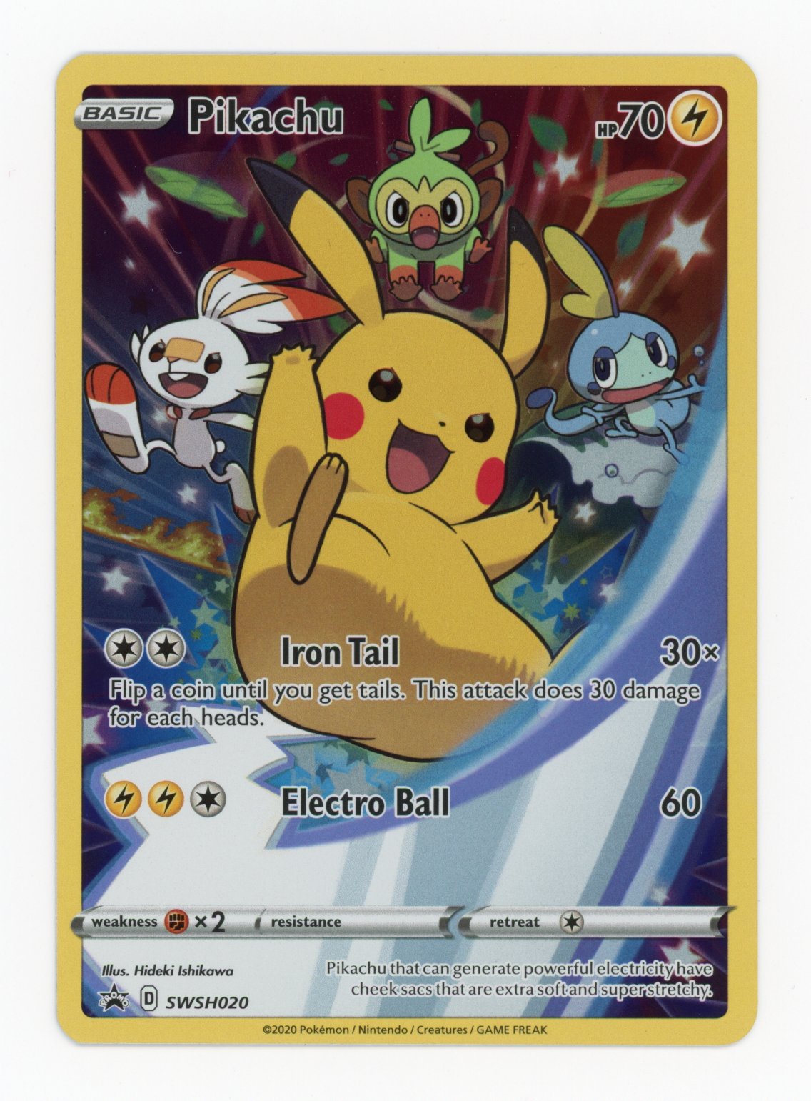 Pikachu - #SWSH20 - Pokémon Sword & Shield - Promo