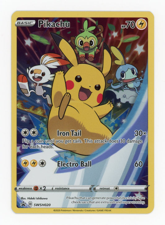 Pikachu - #SWSH20 - Pokémon Sword & Shield - Promo