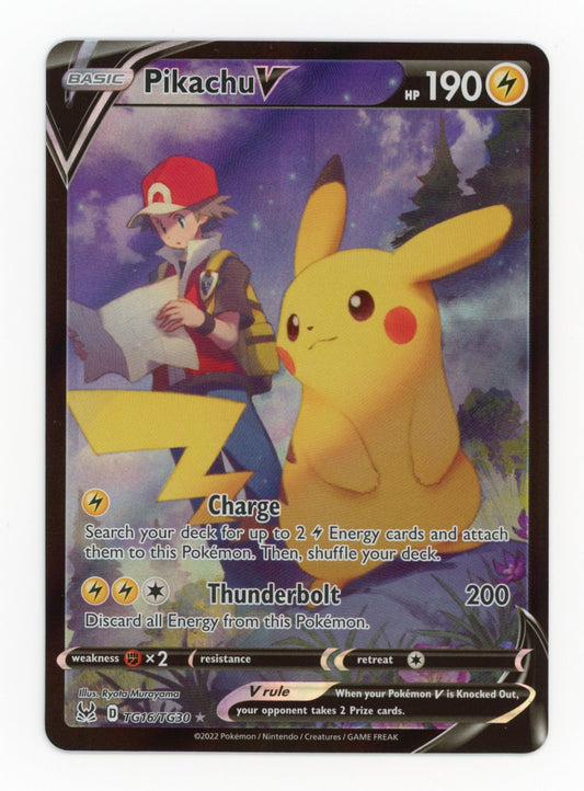 Pikachu V - #TG16/TG30 - Pokémon Sword & Shield - Lost Origin