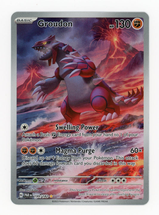 Groudon - #199/182 - Pokémon Scarlet & Violet - Paradox Rift
