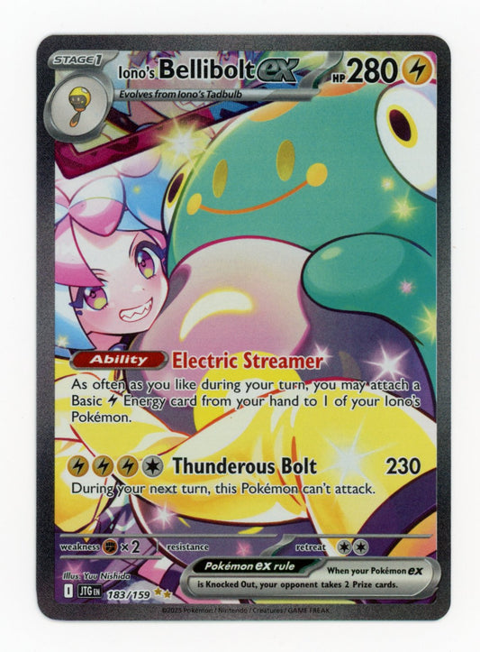 Iono's Bellibolt ex - #183/159 - Pokémon Scarlet & Violet - Journey Together