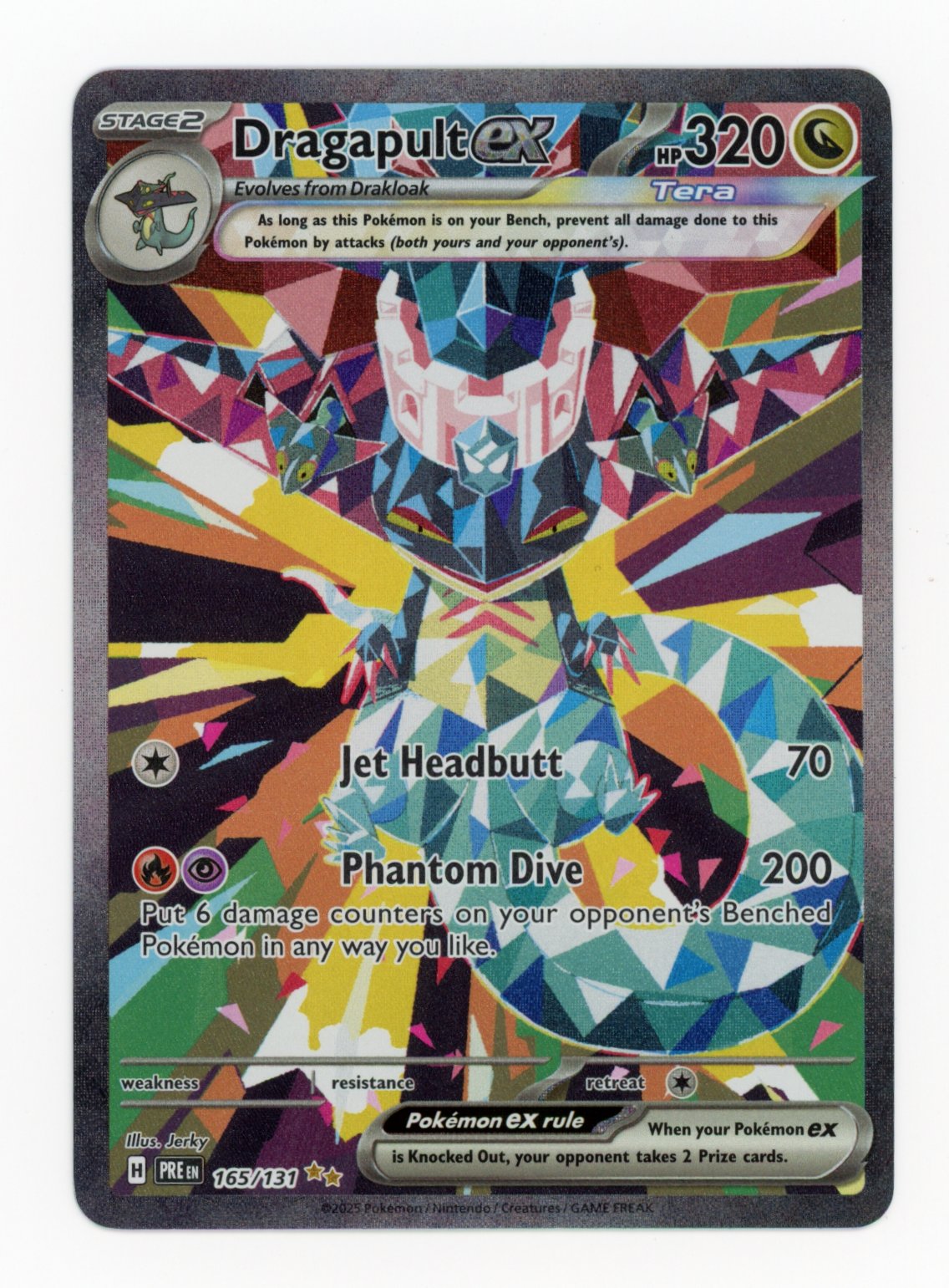 Dragapult ex - #165/131 - Pokémon Scarlet & Violet - Prismatic Evolution