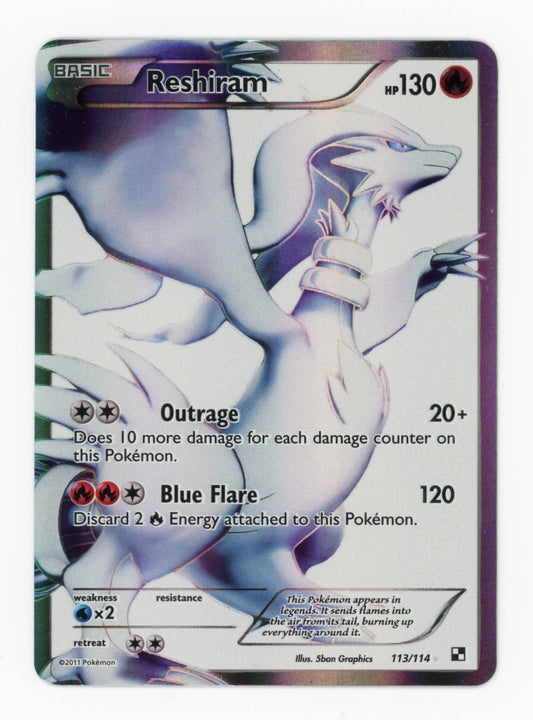 Reshiram - #113/114 - Pokémon Black & White - Black & White Base