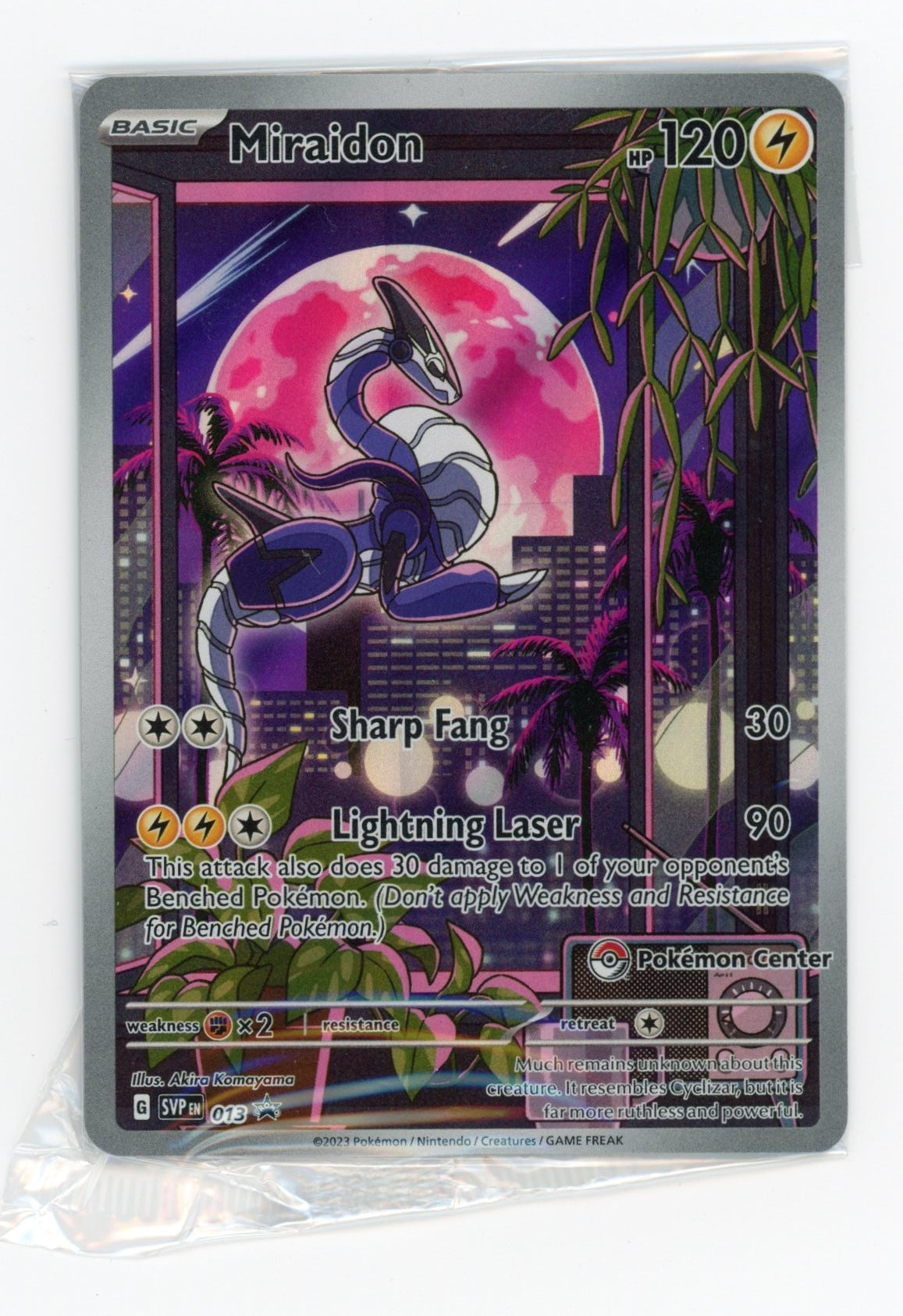 Miraidon - #SVP13 - Pokémon Scarlet & Violet - Pokemon Center Promo