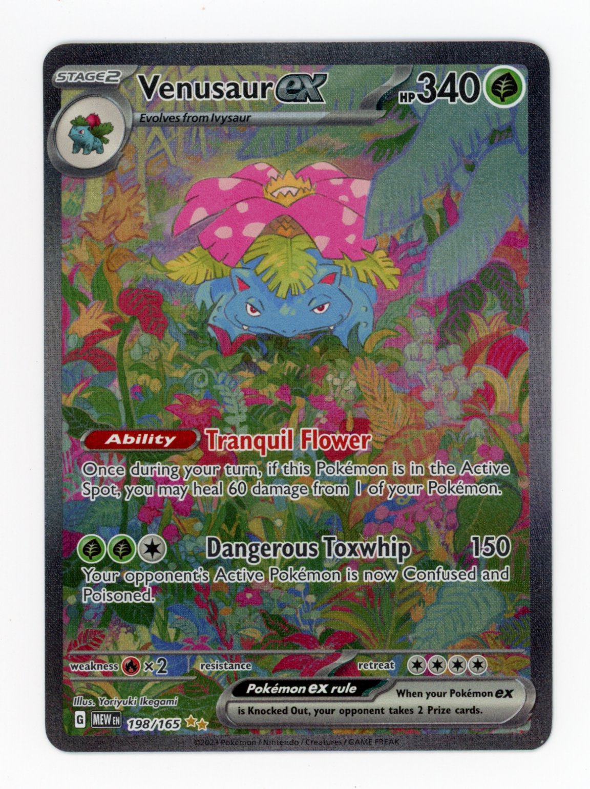 Venusaur ex - #198/165 - Pokémon Scarlet & Violet - 151