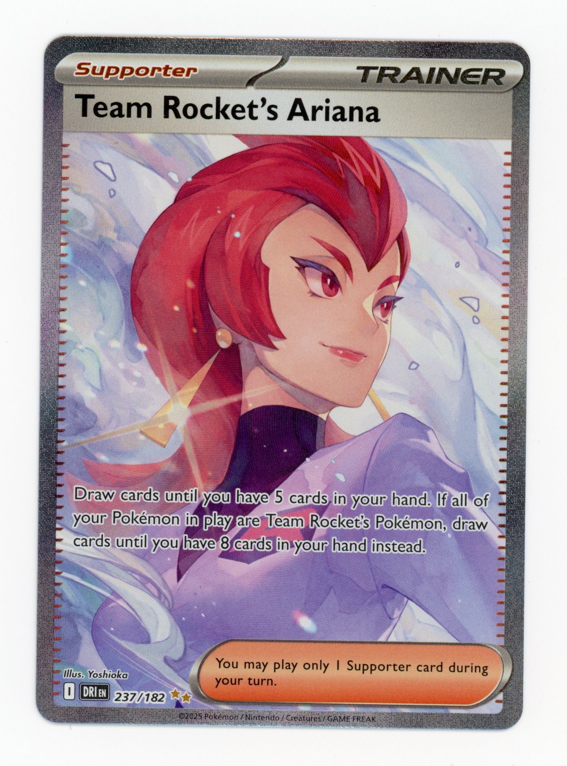 Team Rocket's Ariana - #237/182 - Pokémon Scarlet & Violet - Destined Rivals