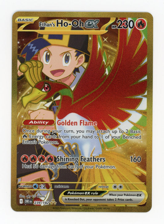 Ethan's Ho-Oh ex - #239/182 - Pokémon Scarlet & Violet - Destined Rivals