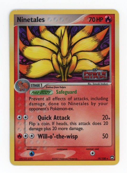Ninetales - #19/108 - Pokémon EX Series - EX Power Keepers
