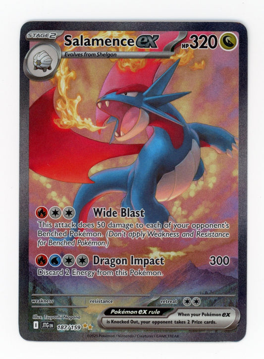 Salamence ex - #187/159 - Pokémon Scarlet & Violet - Journey Together