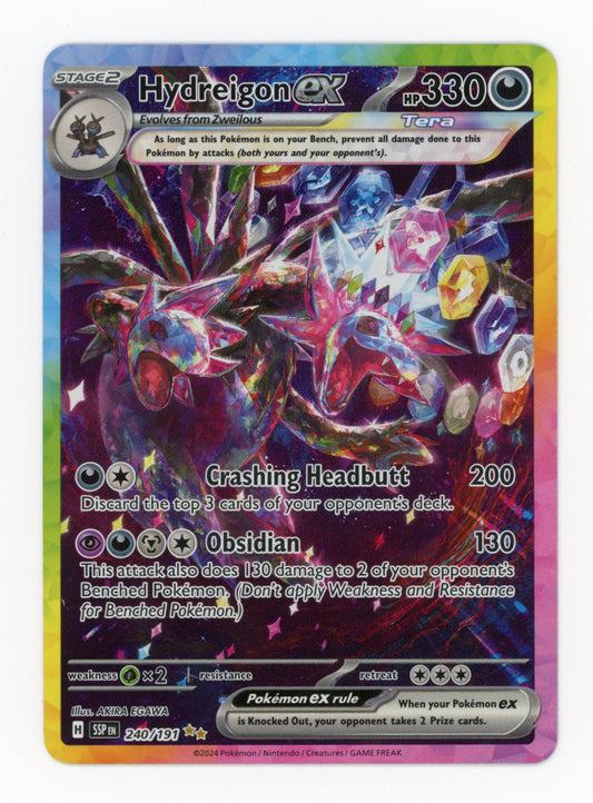 Hydreigon ex - #240/191 - Pokémon Scarlet & Violet - Surging Sparks