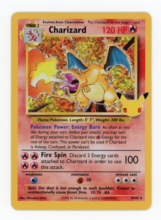 Charizard - #4/102 - Pokémon Sword & Shield - Celebrations