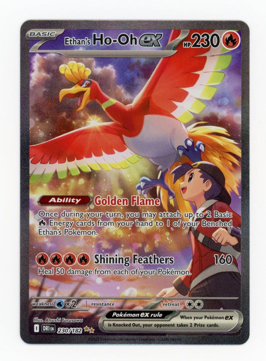 Ethan's Ho-Oh ex - #230/182 - Pokémon Scarlet & Violet - Destined Rivals