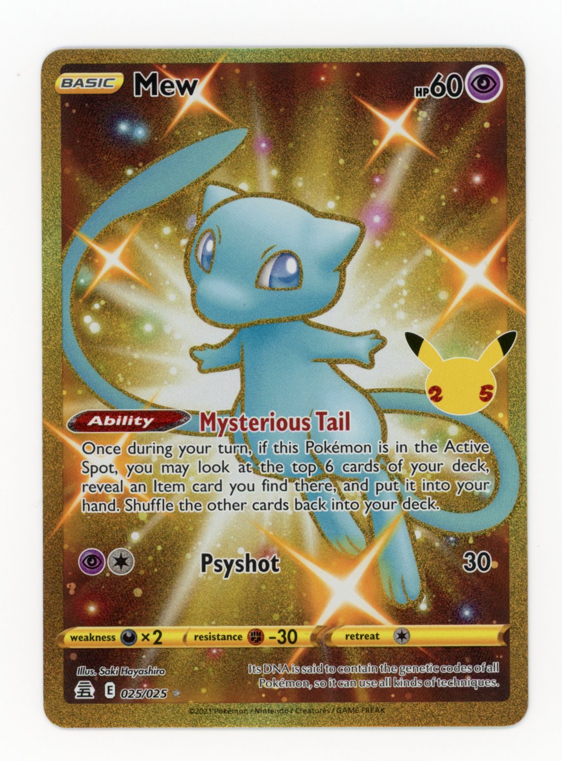 Mew - #25/25 - Pokémon Sword & Shield - Celebrations