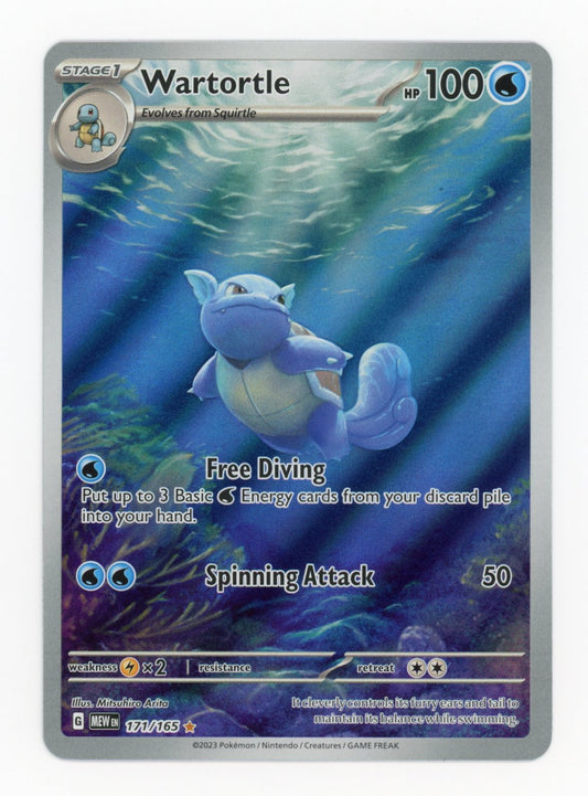 Wartortle - #171/165 - Pokémon Scarlet & Violet - 151