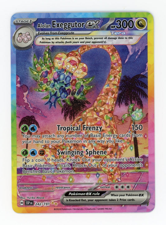 Alolan Exeggutor ex - #242/191 - Pokémon Scarlet & Violet - Surging Sparks