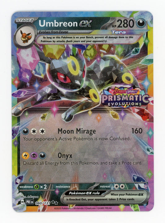 Umberon ex - #60/131 - Pokémon Scarlet & Violet - Prismatic Evolution Promo