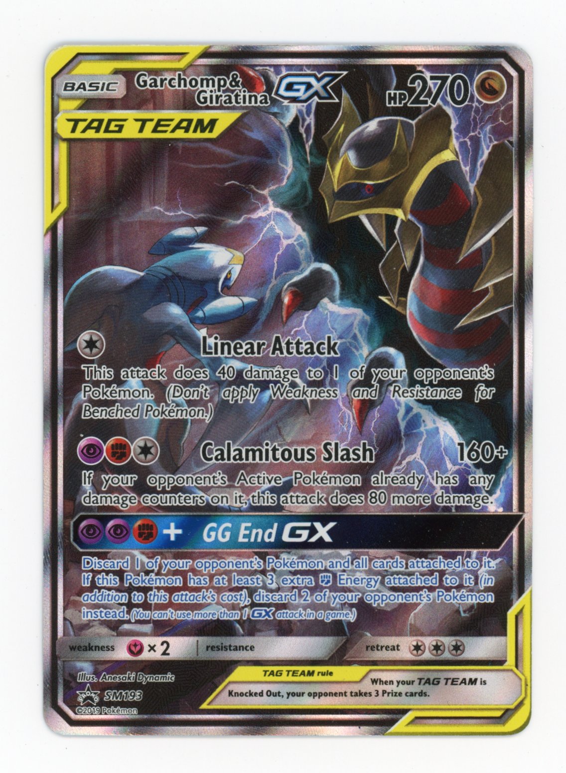 Garchomp & Giratina GX - #SM193 - Pokémon Sun & Moon - Promo