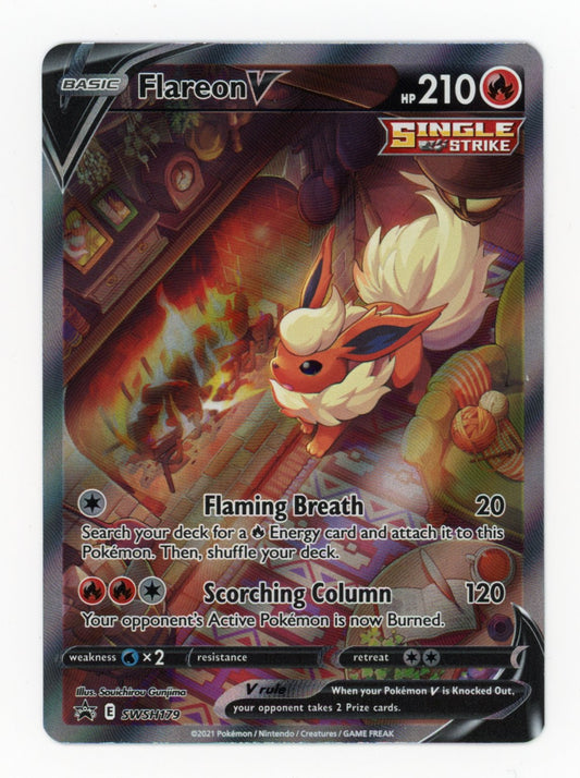 Flareon V - #SWSH179 - Pokémon Sword & Shield - Promo