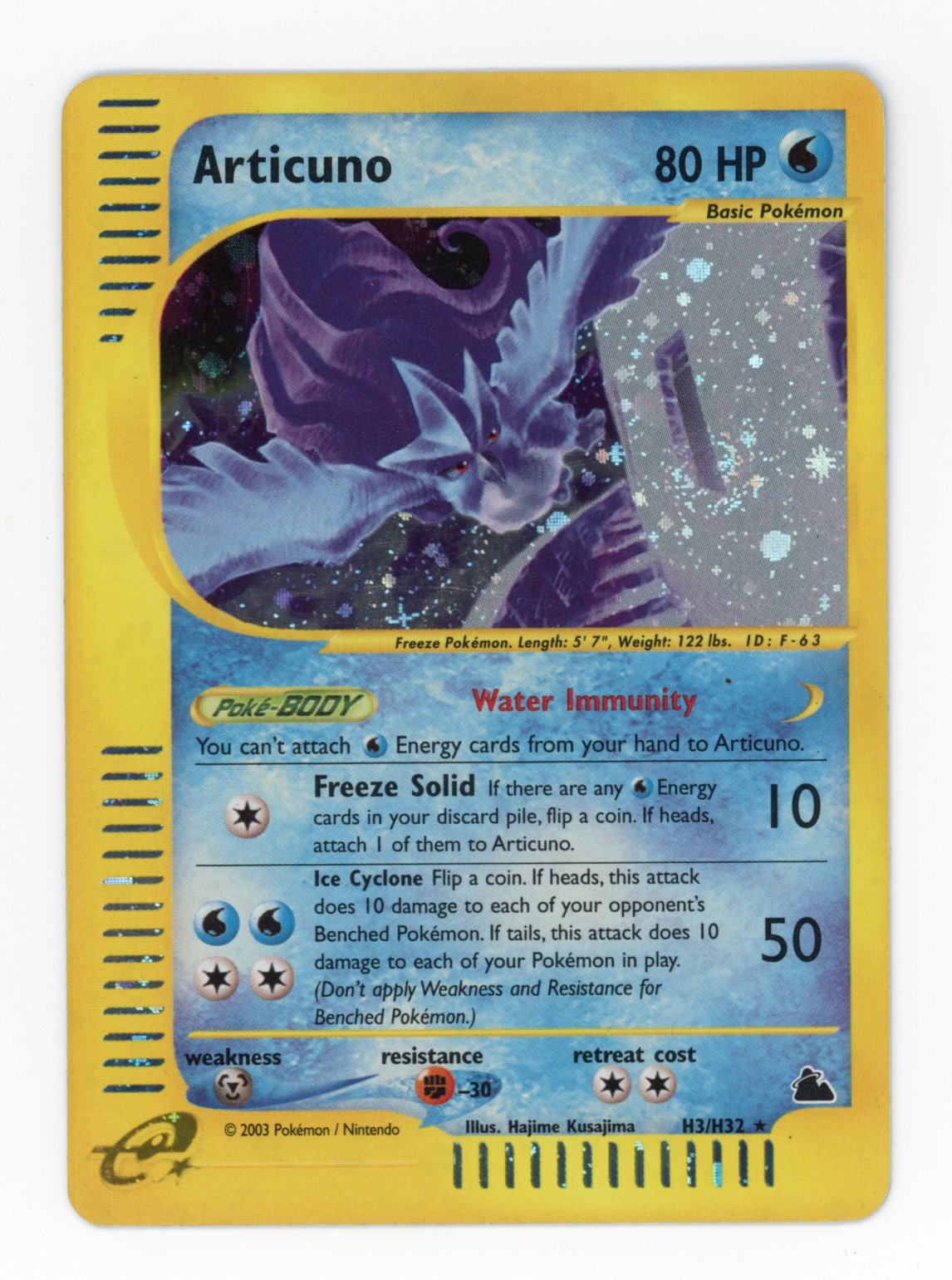 Articuno - #H3/H32 - Pokémon eSeries - Skyridge