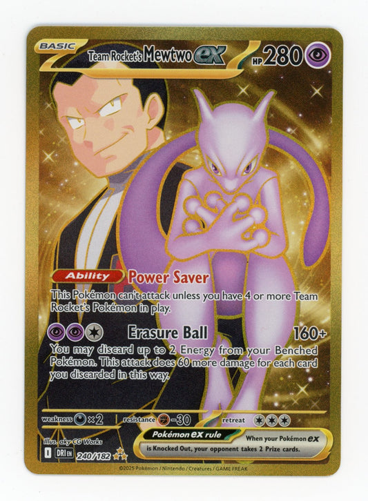 Team Rocket's Mewtwo - #240/182 - Pokémon Scarlet & Violet - Destined Rivals