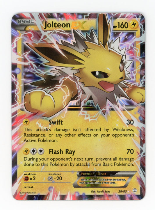 Jolteon ex - #28/83 - Pokémon X & Y - Generations
