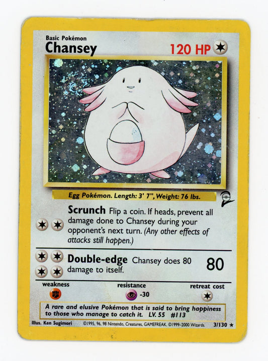 Chansey - #2/130 - Pokémon Base - Base Set 2