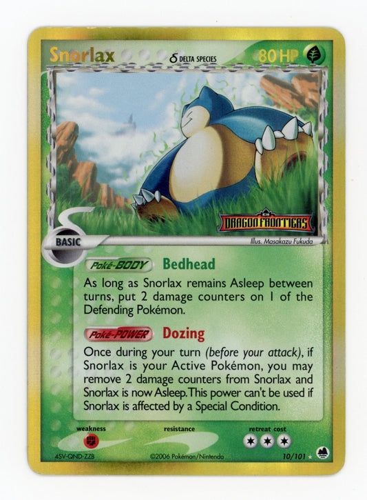 Snorlax - #10/101 - Pokémon Ex Series - EX Dragon Frontiers