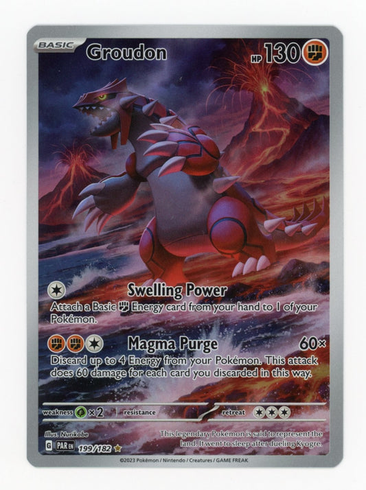 Groudon - #199/182 - Pokémon Scarlet & Violet - Paradox Rift