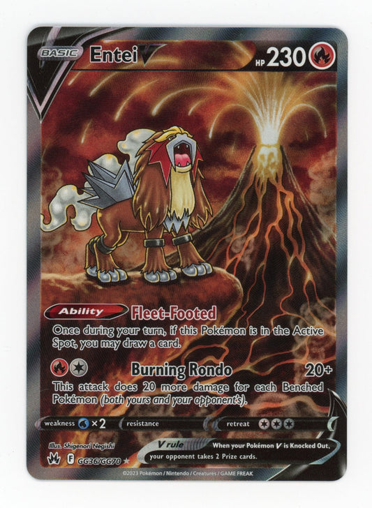 Entei V - #GG36/GG70 - Pokémon Sword & Shield - Crown Zenith
