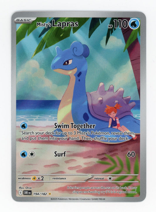 Misty's Lapras - #194/182 - Pokémon Scarlet & Violet - Destined Rivals