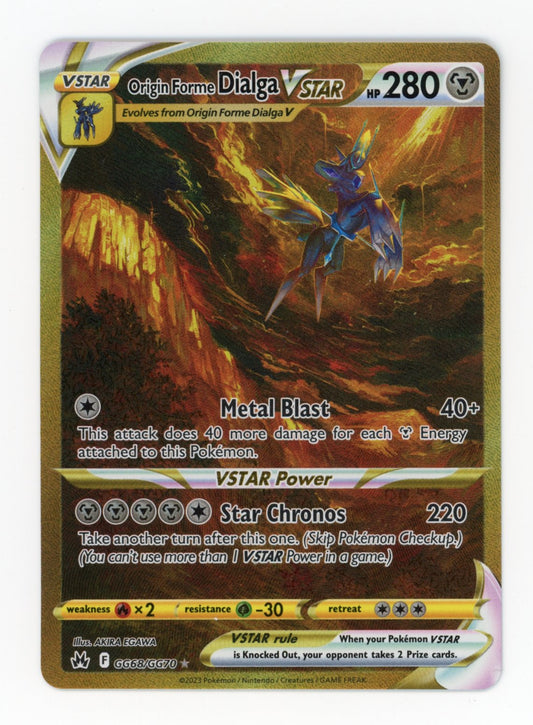 Origin Forme Dialga VSTAR - #GG68/GG70 - Pokémon Sword & Shield - Crown Zenith