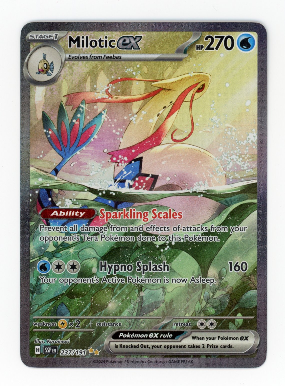Milotic ex - #237/191 - Pokémon Scarlet & Violet - Surging Sparks