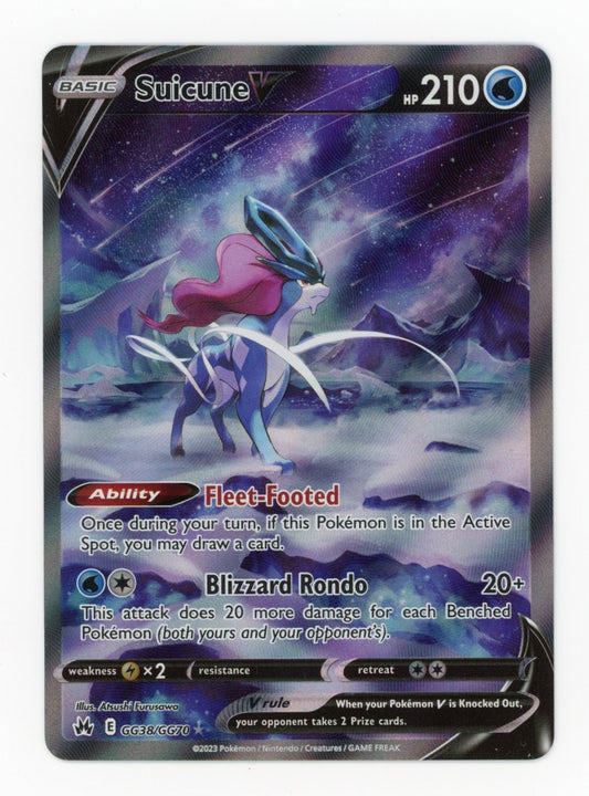 Suicune V - #GG38/GG70 - Pokémon Sword & Shield - Crown Zenith
