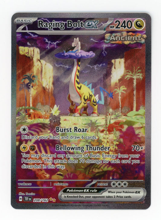 Raging Bolt ex - #208/162 - Pokémon Scarlet & Violet - Temporal Forces