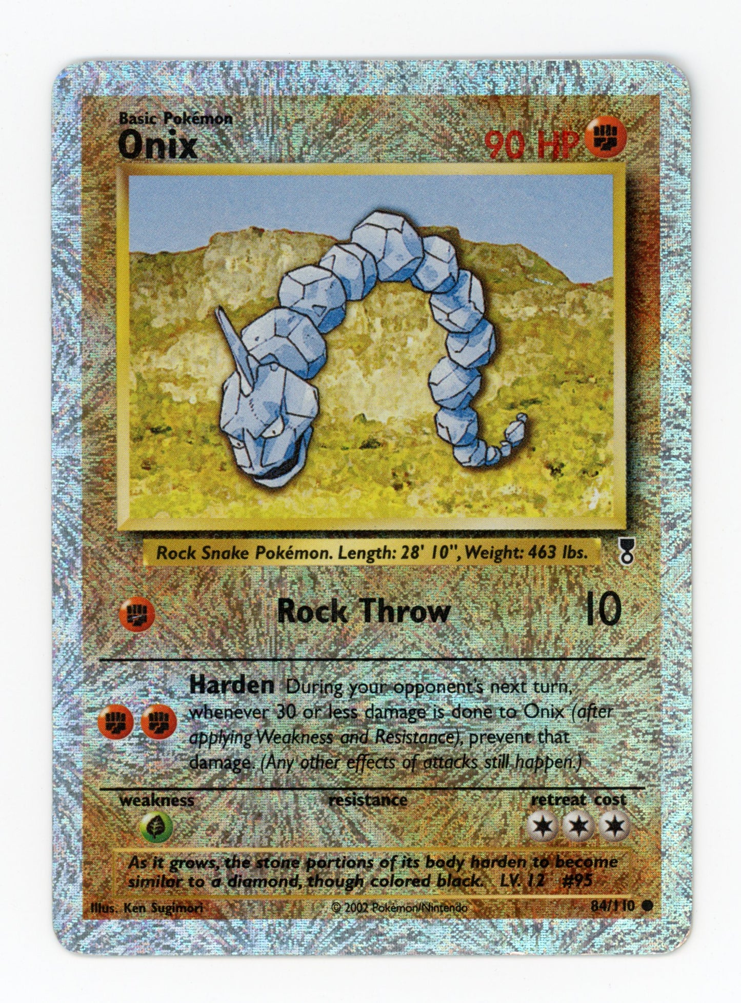 Onix - #84/110 - Pokémon Base - Legendary Collection