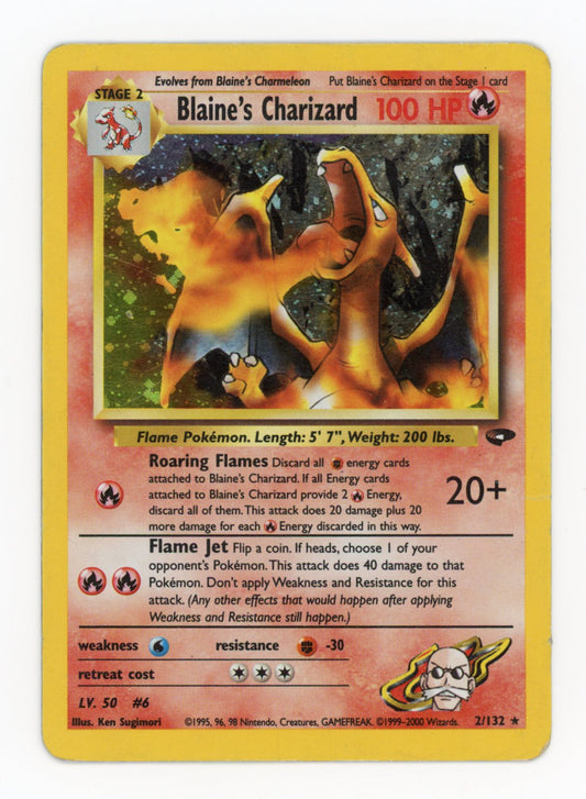 Blaine's Charizard - #2/132 - Pokémon Gym - Gym Challenge