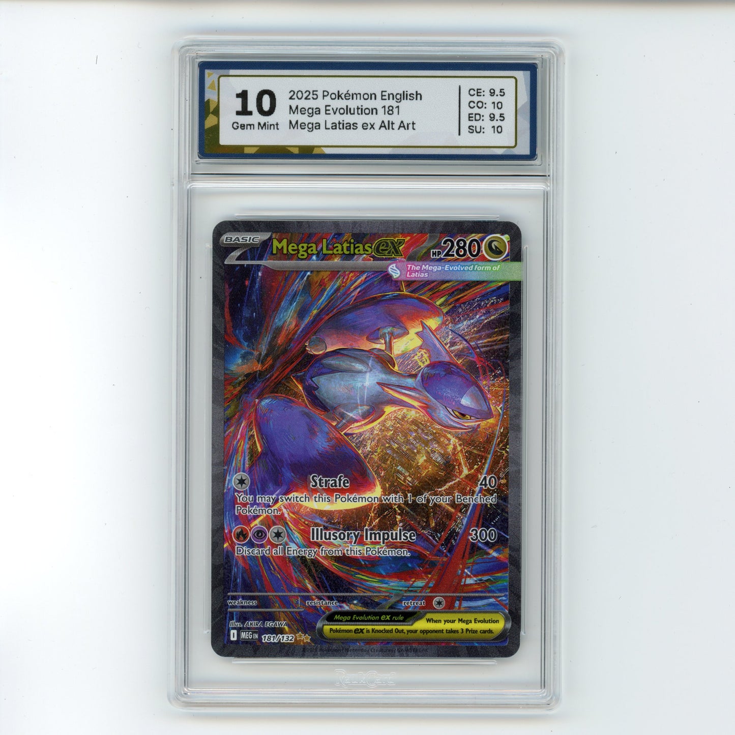 Mega Latias ex - #181 RaukCard 10 - Pokémon Mega Evolution - Base