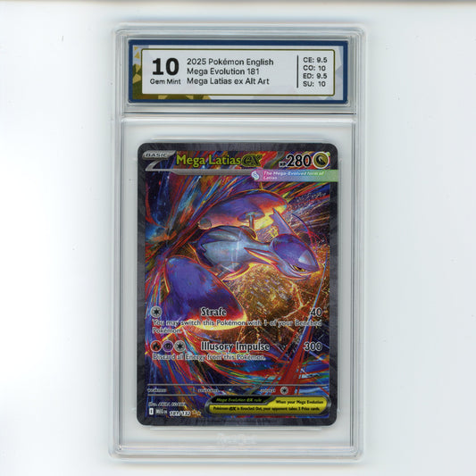 Mega Latias ex - #181 RaukCard 10 - Pokémon Mega Evolution - Base