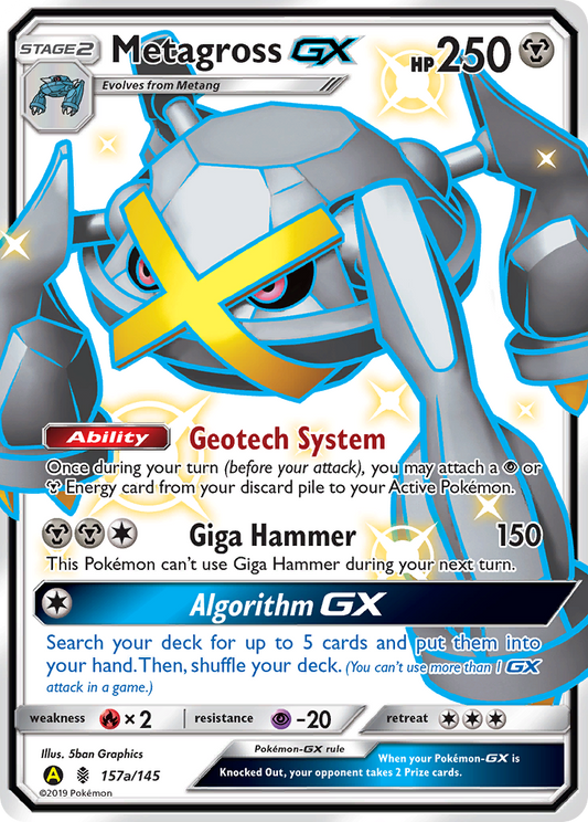 PSA 10 Metagross-GX 157a/145 - POKEMON SUN & MOON GUARDIANS RISING
