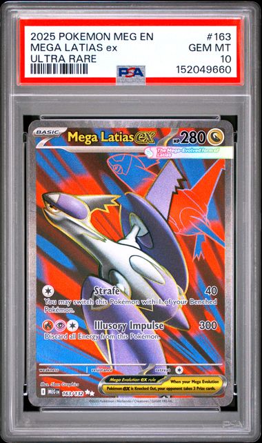 Mega Latias Ex - #163 PSA 10 - Pokémon Mega Evolution: Base