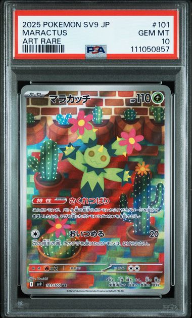 Maractus - #101 PSA 10 - Pokémon Scarlet & Violet: Battle Partners