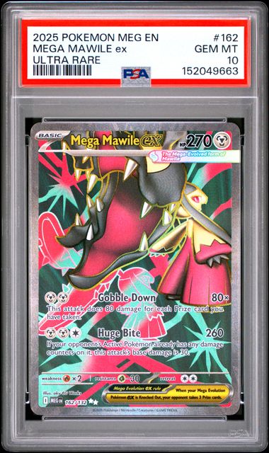 Mega Mawile Ex - #162 PSA 10 - Pokémon Mega Evolution: Base