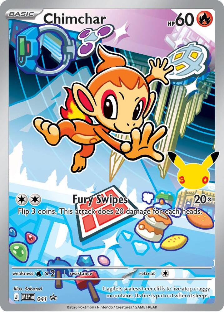 Chimchar - #MEP041 - Pokémon Mega Evolution - Promo